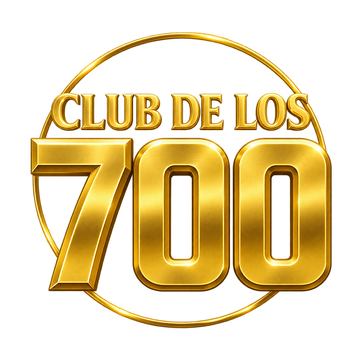 Club de los 700 — emblema dorado
