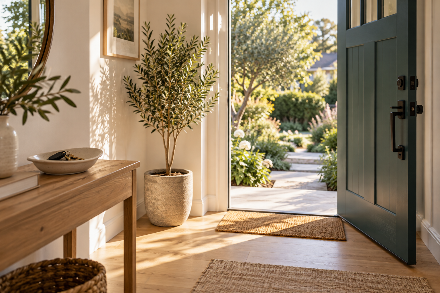 An open door to future possibilities; illustrative image